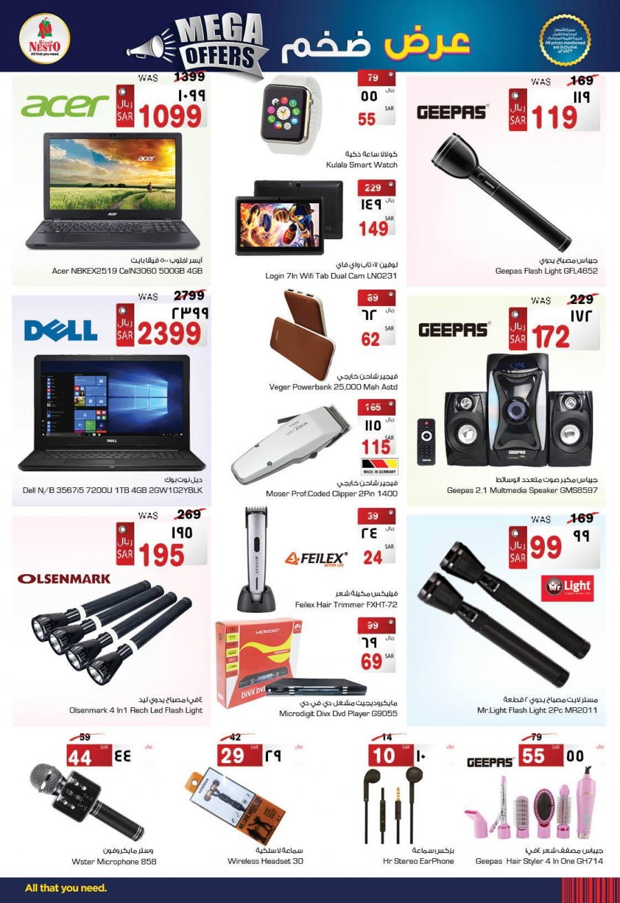 Nesto Hypermarket Mega Offers