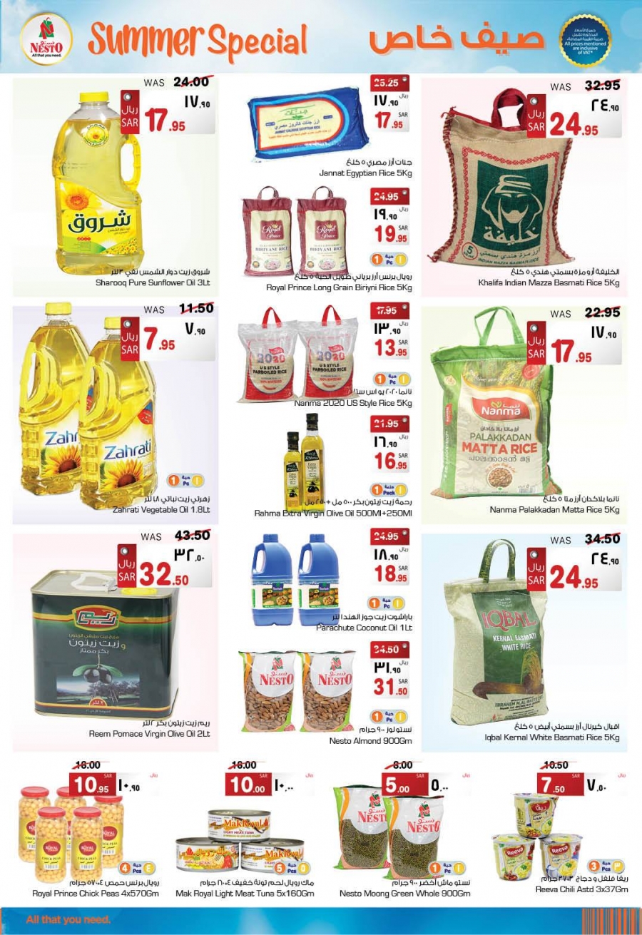 Summer Special Offers at Nesto Hypermarket