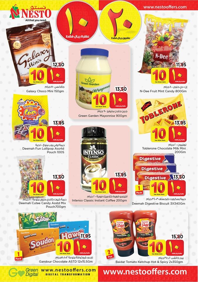 Nesto Hypermarket 10 & 20 Offers