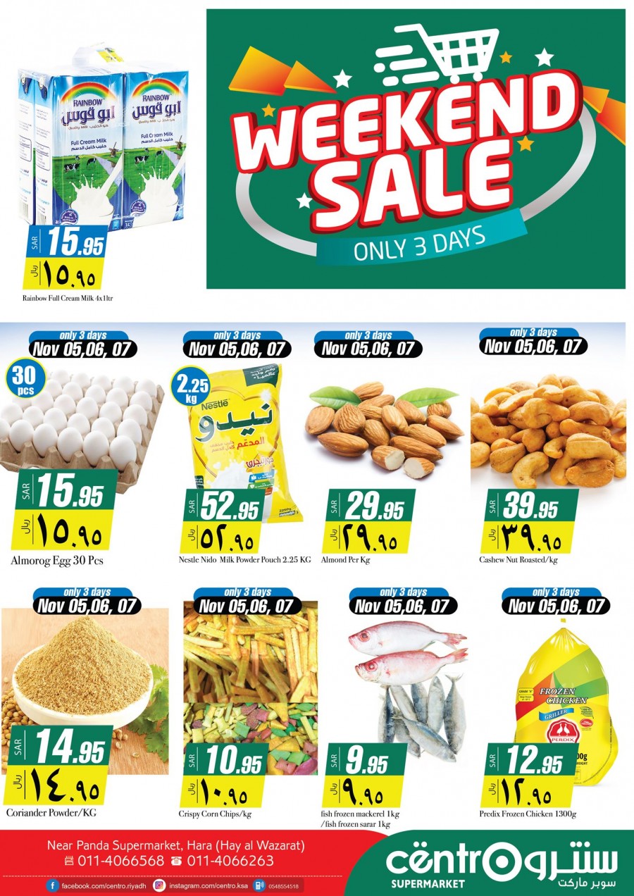 Centro Supermarket Weekend Sale Deals