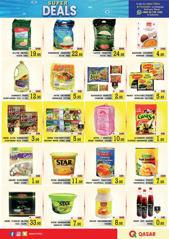 Qasar Hypermarket Killer Offers
