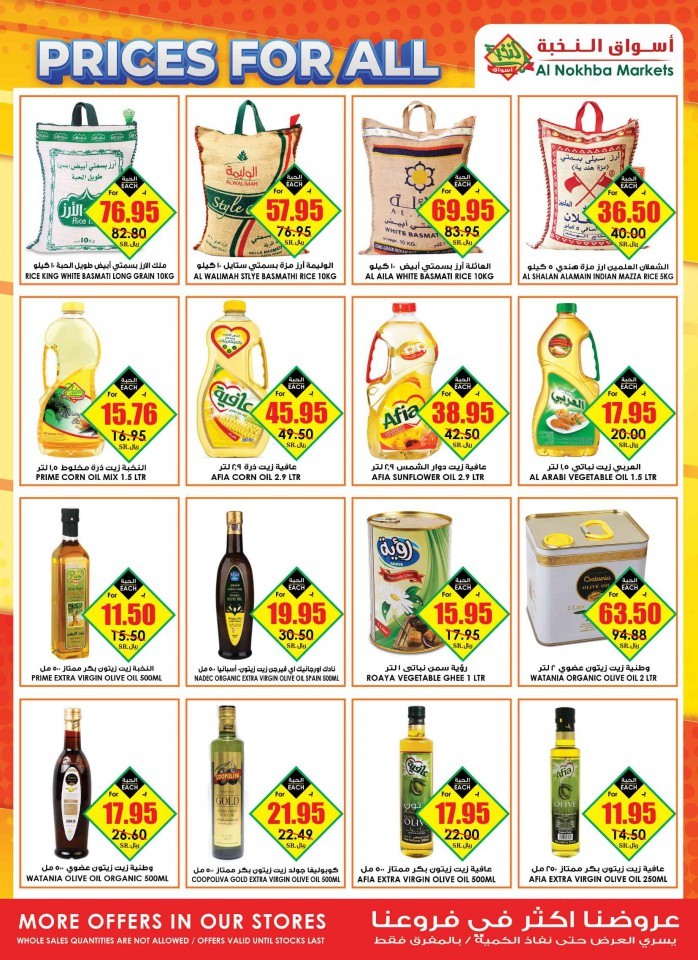 Al Nokhba Markets Prices For All
