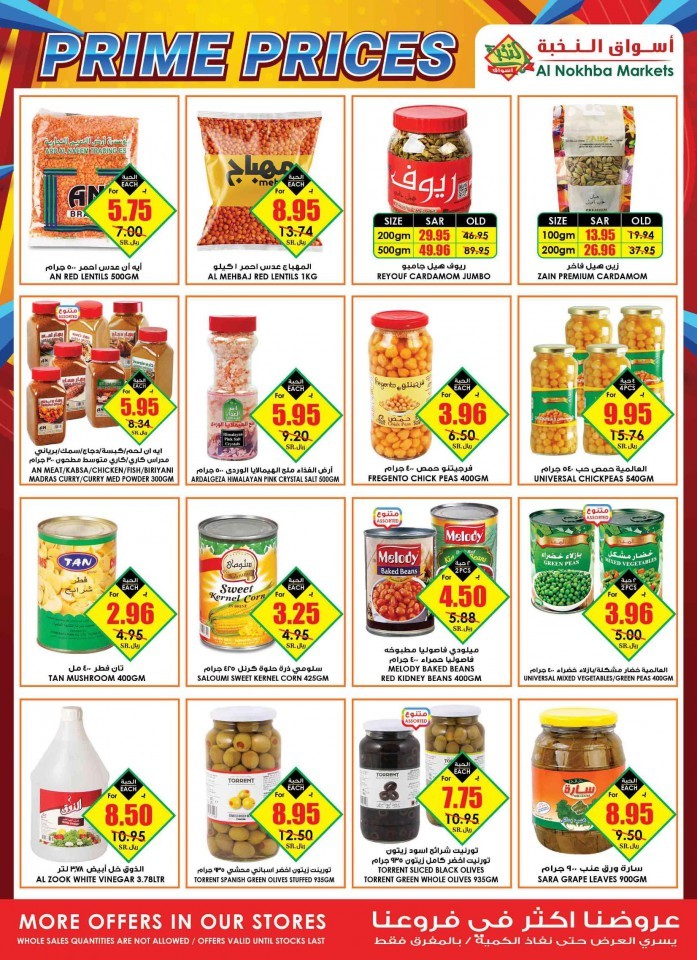 Al Nokhba Markets Prime Prices