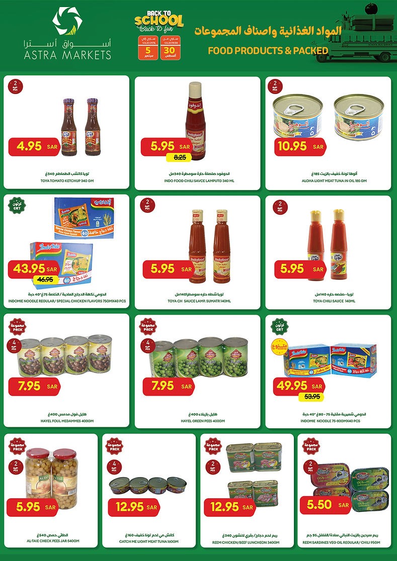 Astra Markets Back To School Promotion