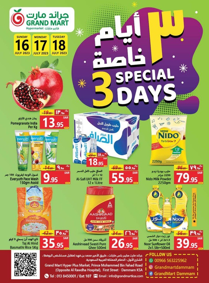 Grand Mart 3 Days Sale