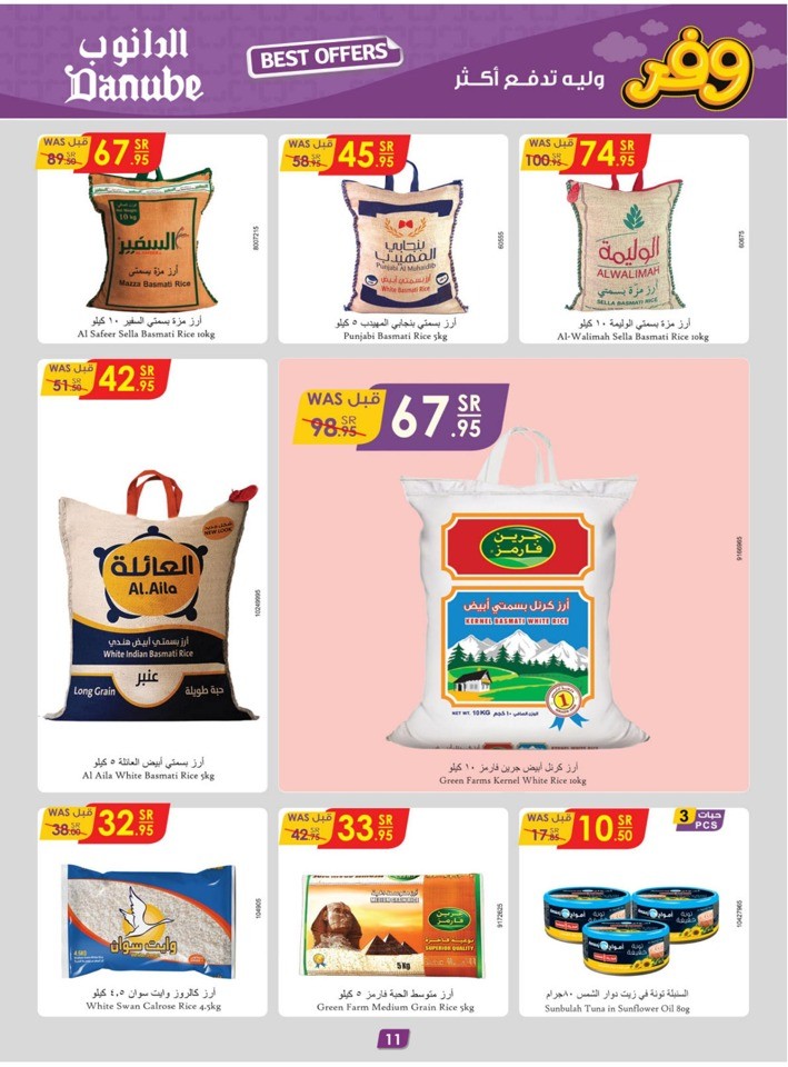 Danube Weekly Best Offer