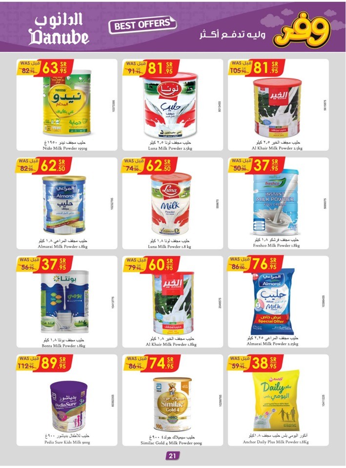 Danube Weekly Best Offer