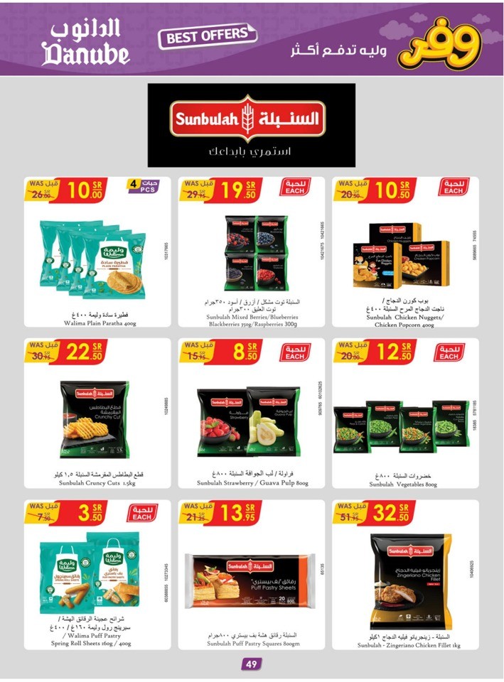 Danube Weekly Best Offer