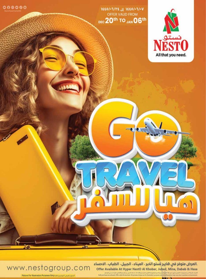 Nesto Dammam Go Travel Flyer | Saudi Arabia Offers Today