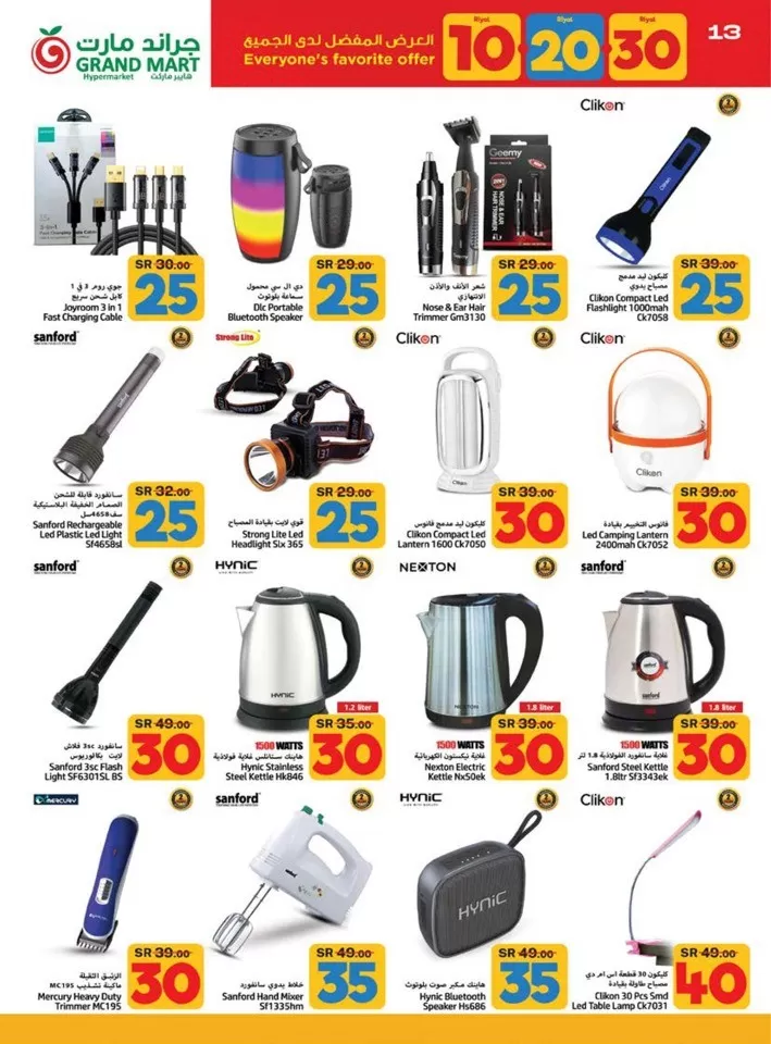 Grand Mart 10,20,30 Promotion