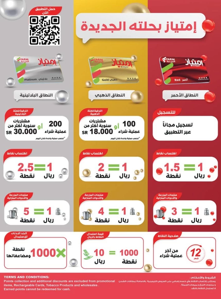  عروض اسواق المزرعة  من 09 إلى 15 أكتوبر 2024