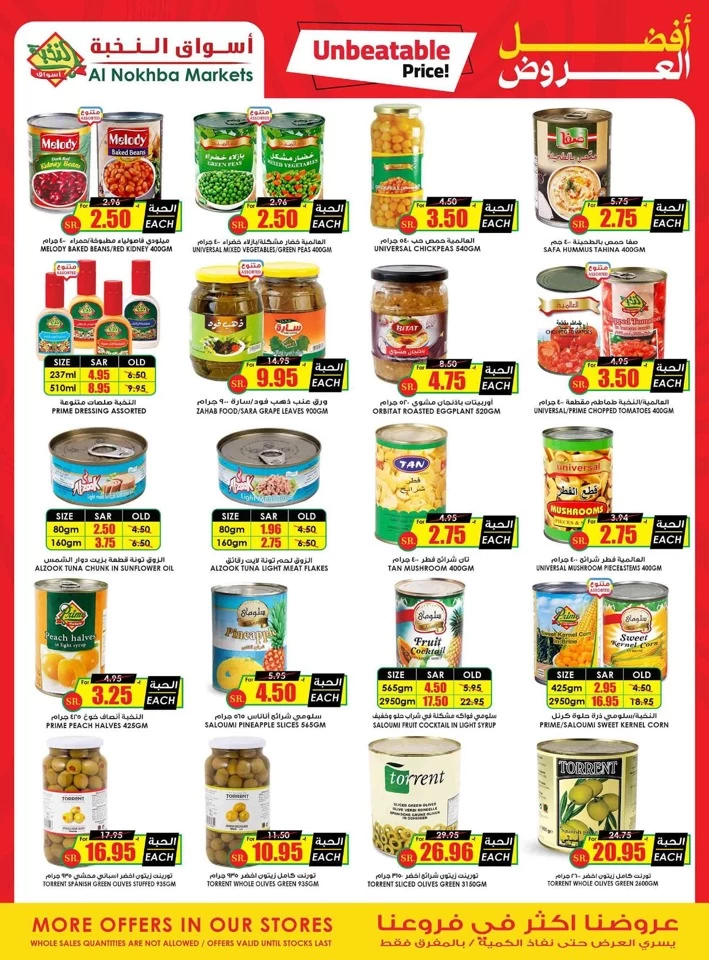 Al Nokhba Markets Unbeatable Offers