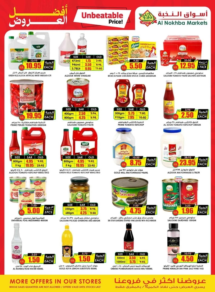 Al Nokhba Markets Unbeatable Offers