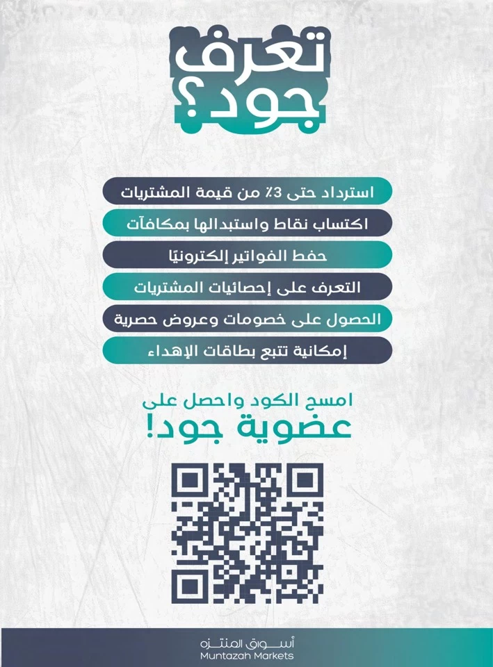 Muntazah Markets Savings Promotion