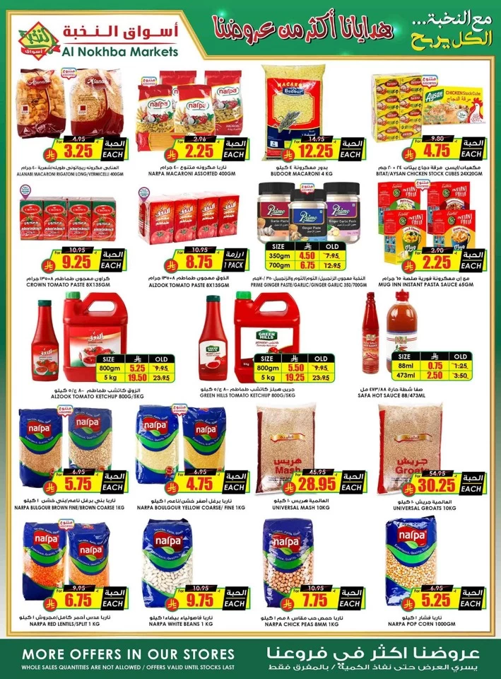 Al Nokhba Markets Weekly Offer
