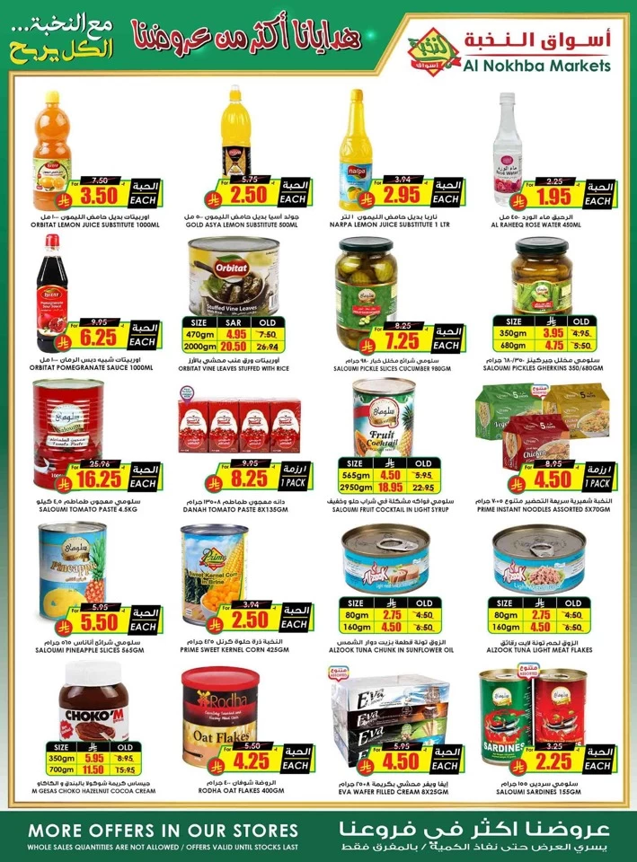 Al Nokhba Markets Weekly Offer