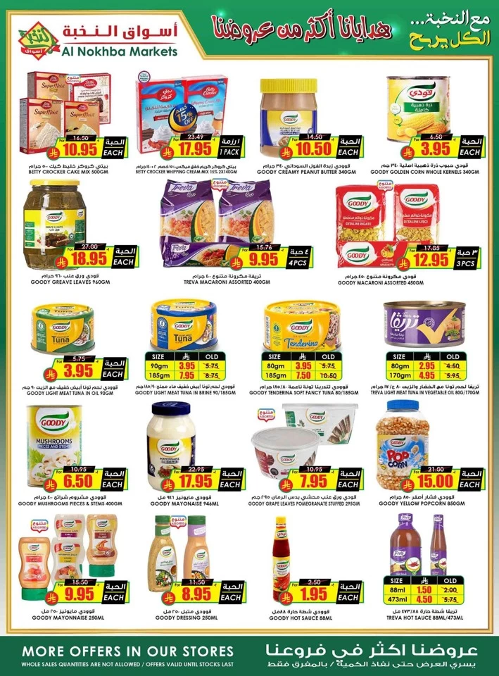 Al Nokhba Markets Weekly Offer