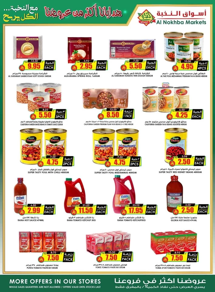 Al Nokhba Markets Weekly Offer