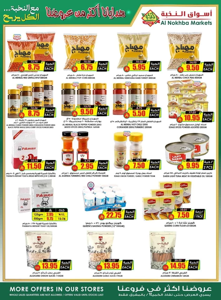 Al Nokhba Markets Weekly Offer