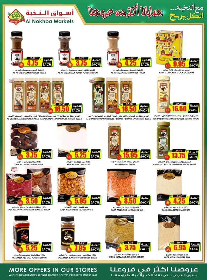Al Nokhba Markets Weekly Offer
