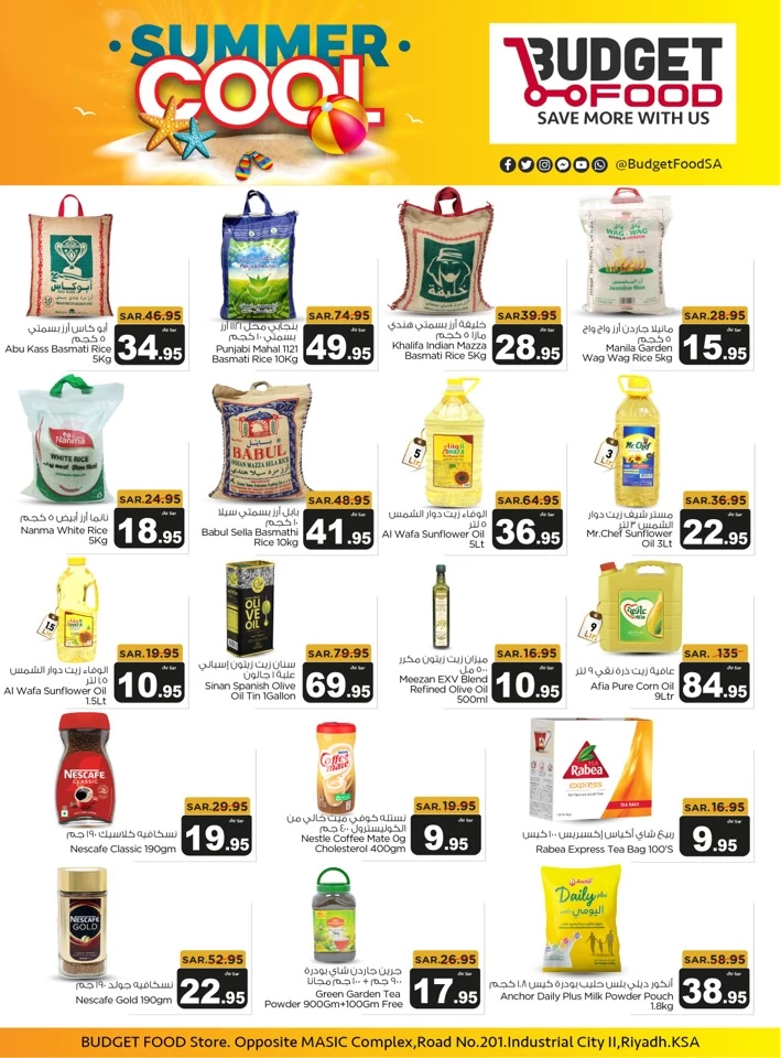Budget Food Summer Cool