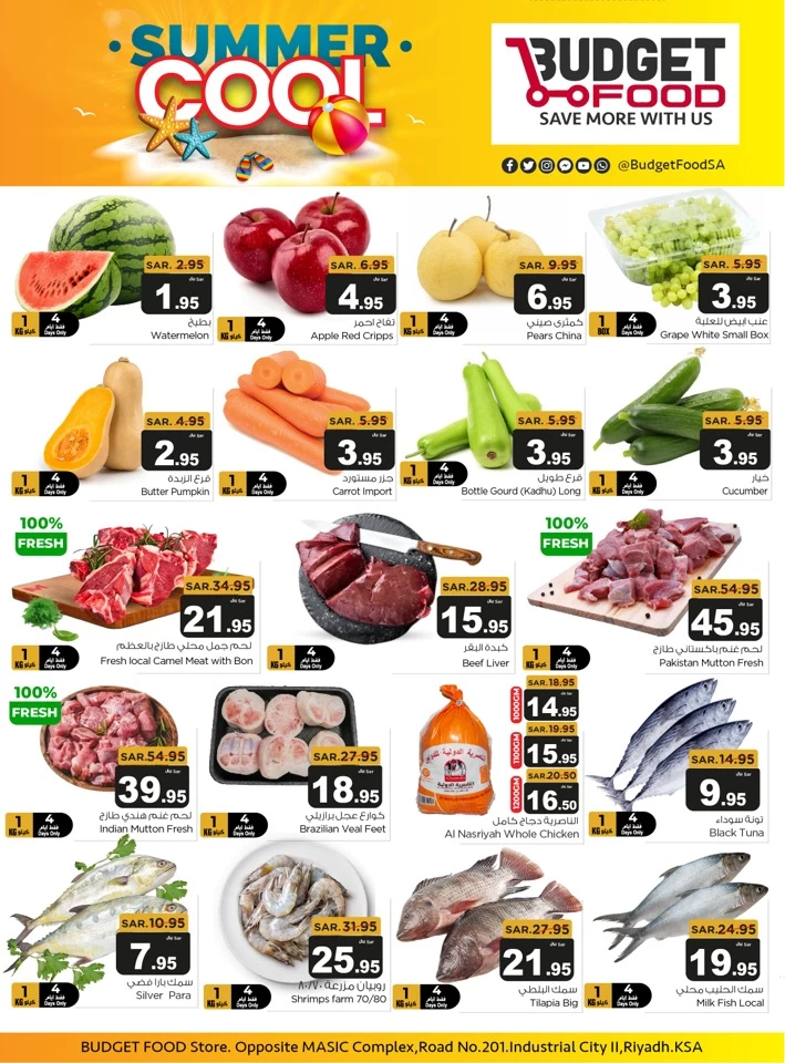 Budget Food Summer Cool