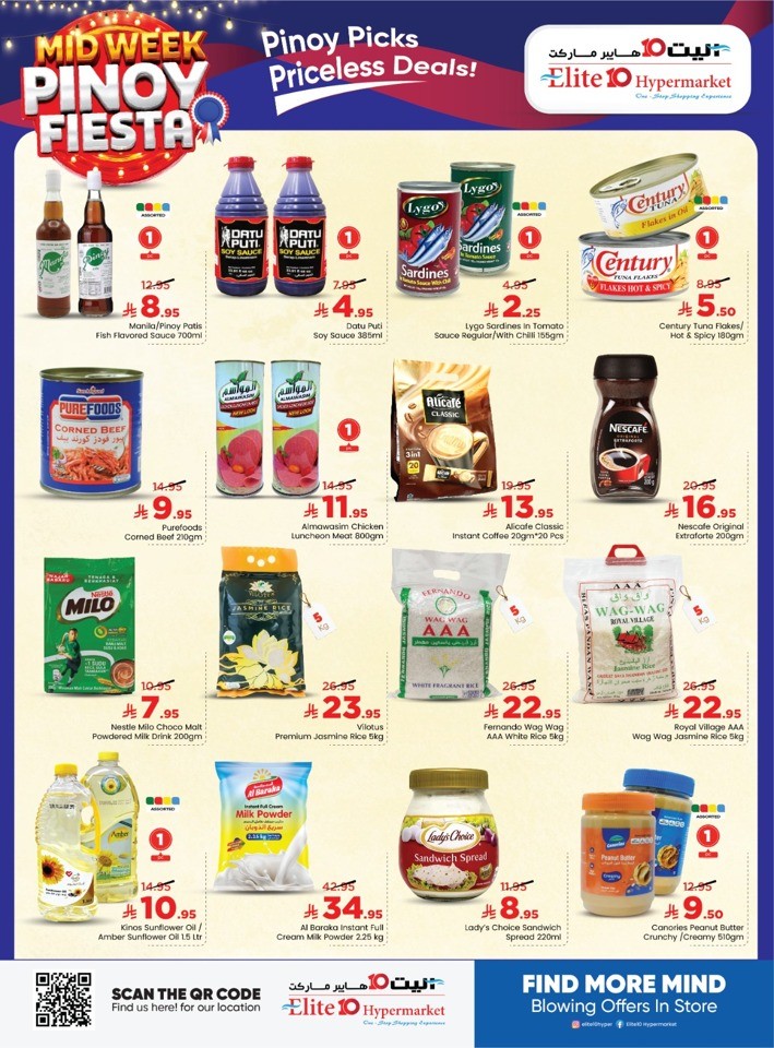 Mid Week Pinoy Fiesta Offer