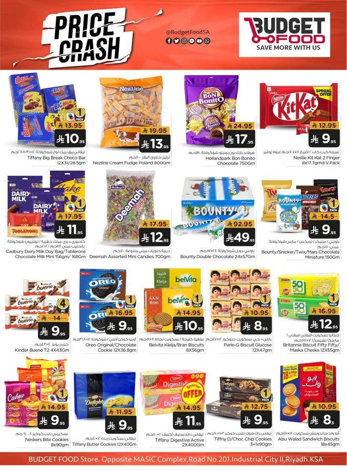 Budget Food Price Crash Offer