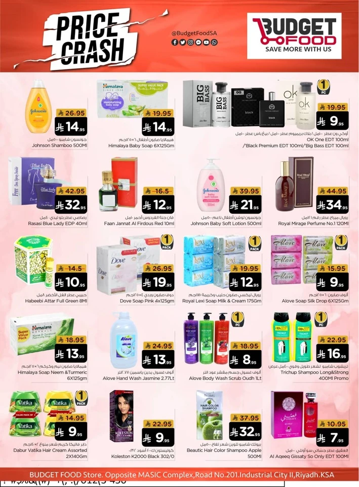 Budget Food Price Crash Offer