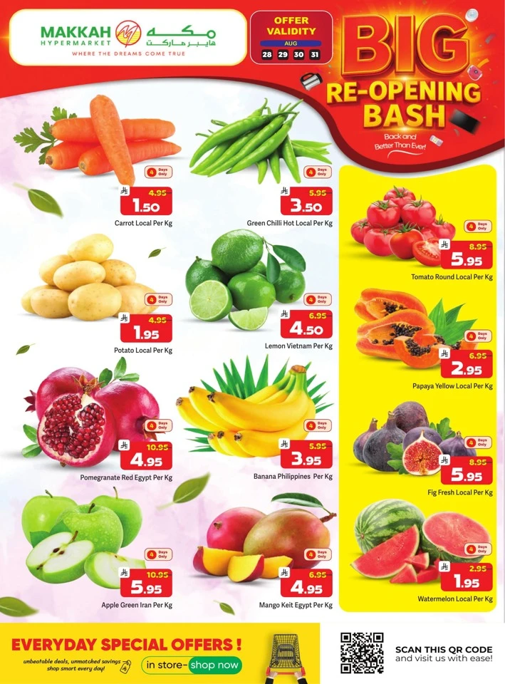Big Re-opening Bash Offer