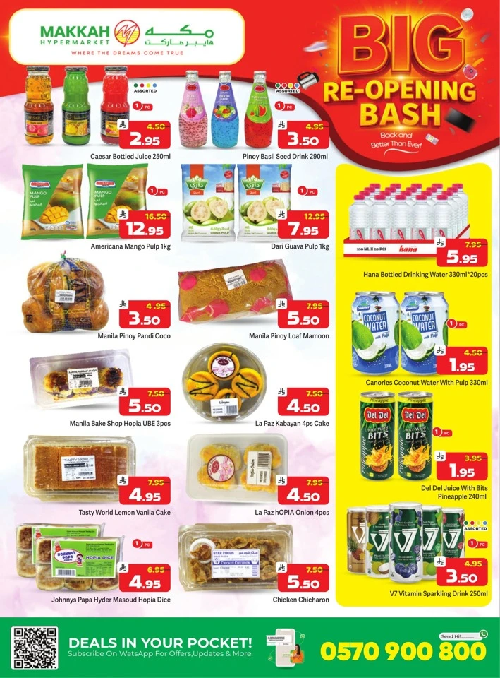 Big Re-opening Bash Offer
