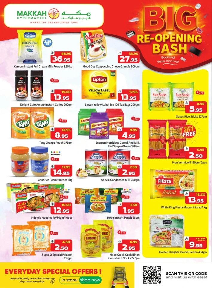 Big Re-opening Bash Offer