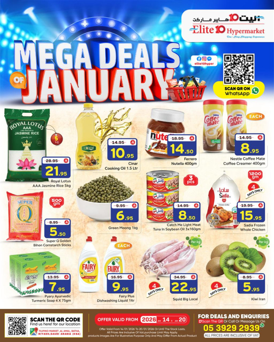 Mega Deals January Promotion