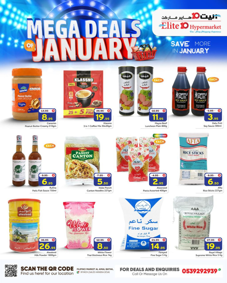 Mega Deals January Promotion