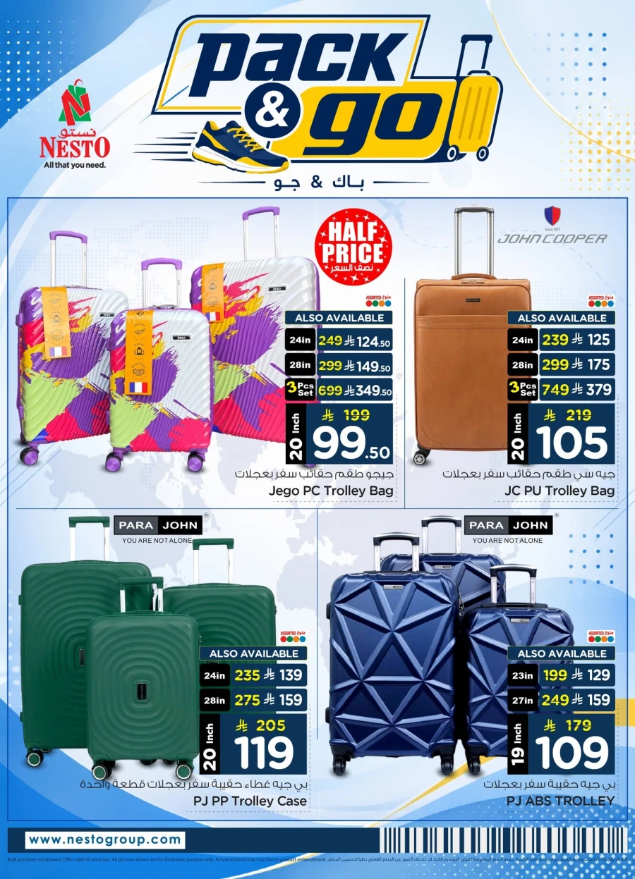 Nesto Pack & Go Offer