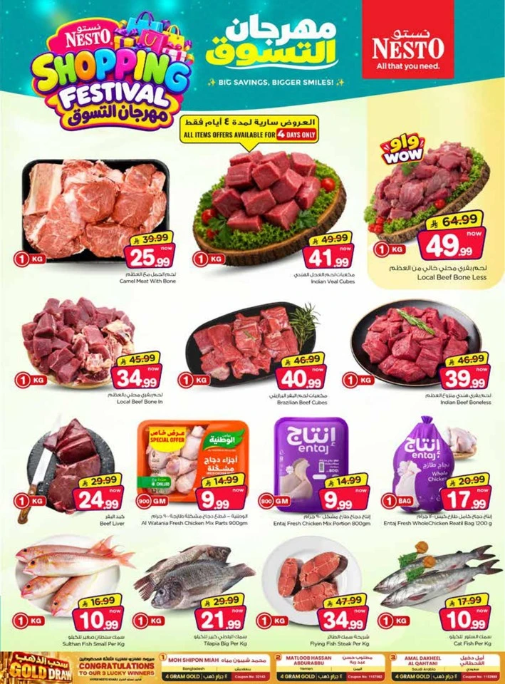 Nesto Shopping Festival Offer