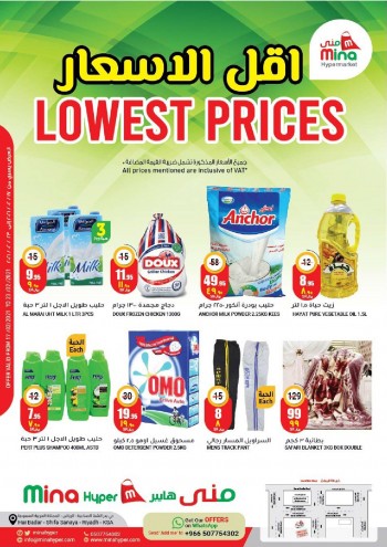 Mina Hyper Lowest Prices