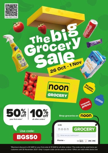 Noon The Big Grocery Sale