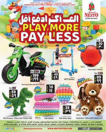 Nesto Play More Pay Less
