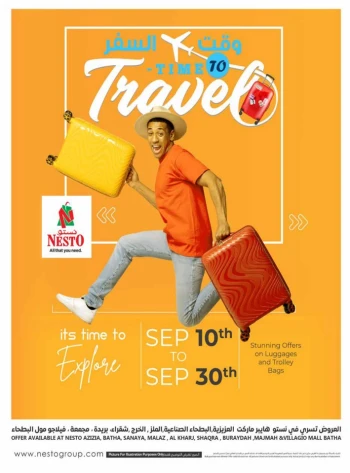 Nesto Time To Travel Deal