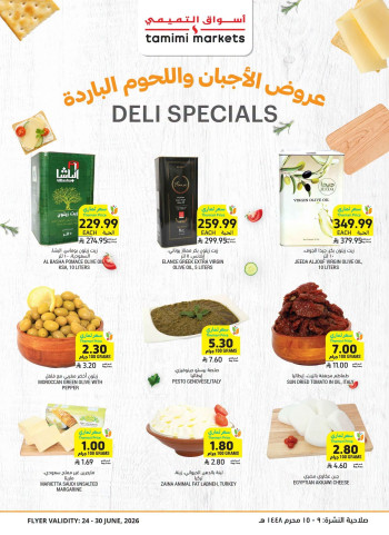 Tamimi Markets Deli Specials Offer